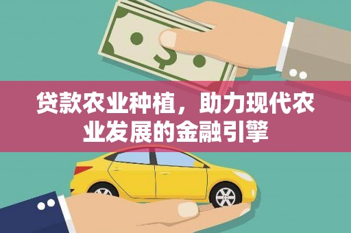 玉东贷款农业种植，助力现代农业发展的金融引擎