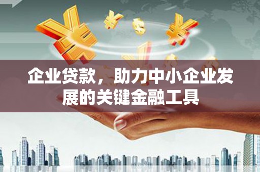 玉东企业贷款，助力中小企业发展的关键金融工具