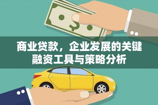玉东商业贷款，企业发展的关键融资工具与策略分析