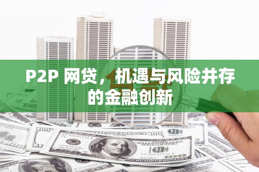 玉东P2P 网贷，机遇与风险并存的金融创新